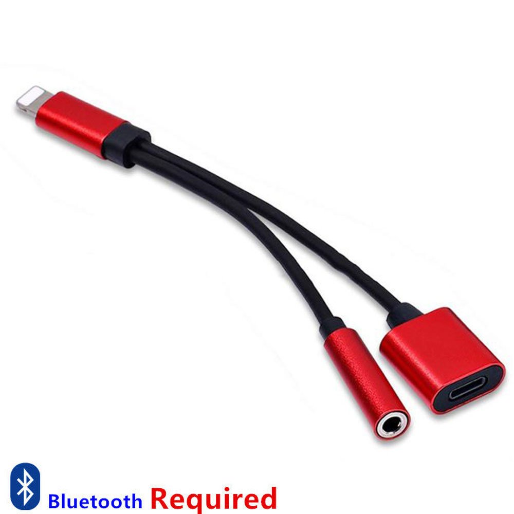 Iphone headphone jack adapter with charger on sale